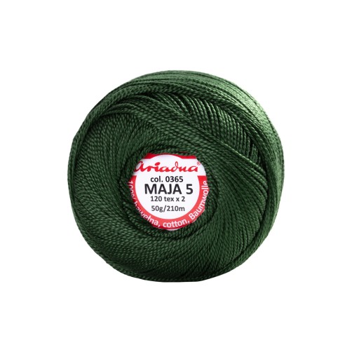 Nici Maja 5 50 g Ariadna 0365 TMAVO ZELENÁ - NAJVÄČŠÍ VÝBER FARIEB!