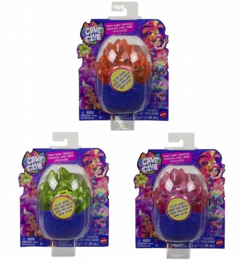 OUTLET Jaskynný klub Dino Crystal Luminous GVR69