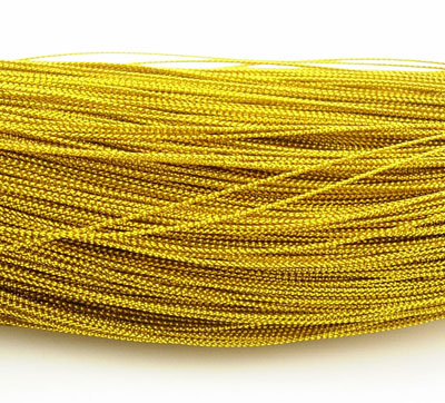 Vyšívacia niť, metalická, zlatá, 0,8 mm, 100 m/návin