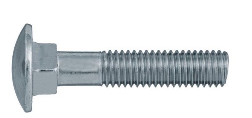 M10x30 Skrutkovacia skrutka vozíka s hríbovou hlavou 1kg