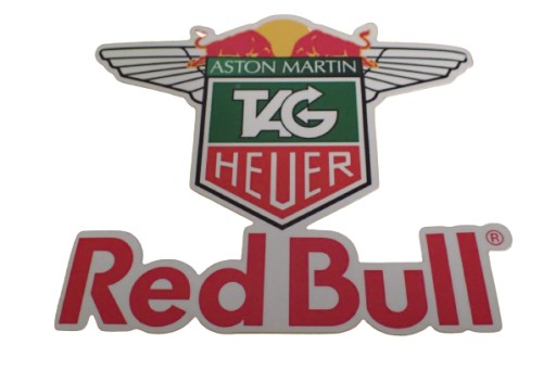 NÁLEPKA F1 TAG HEUER ASTON MARTIN RBR 10,9 x 9,2 CM