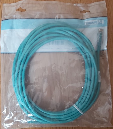 Patchcord U/UTP 24 AWG Cat 6 Panduit 6 m zelený