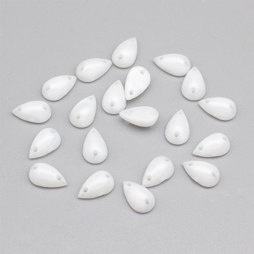 Štrasové kamienky na šitie akrylové kvapky 10x6x4mm 20 ks