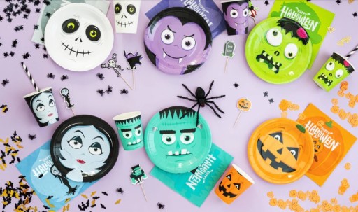 HALLOWEENSKÉ TANIERE MONSTER PUMPKIN GHOST VAMPIRE 6 ks