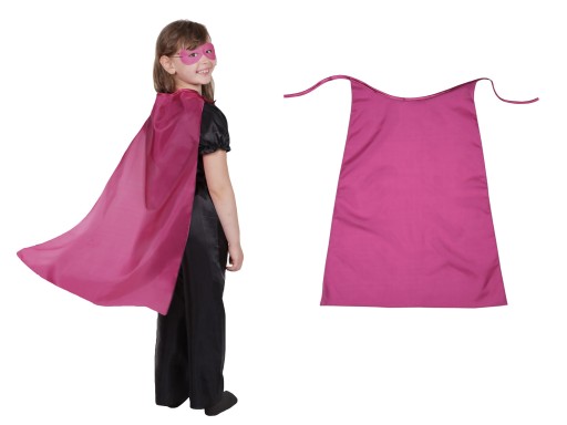 KOSTÝM SUPERHRDINA CAPEA RUŽOVÝ 90cm