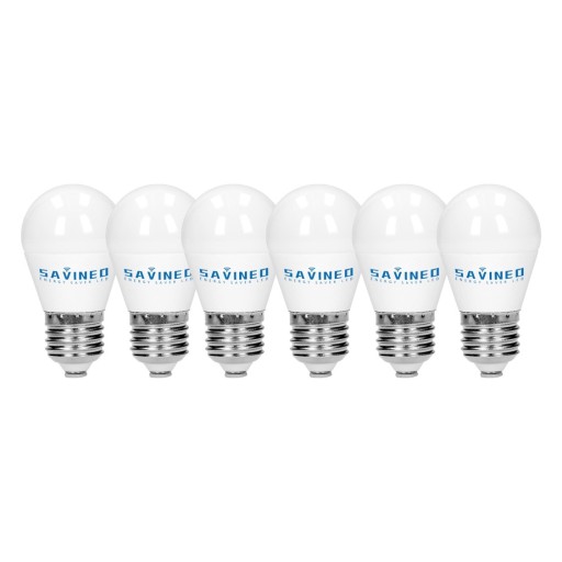 LED ŽIAROVKA E27 GUĽOVÁ G45 8W 6000K