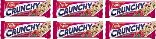 Sante Crunchy Żuraw-Malina v P. Wanil. 40 g 6 ks