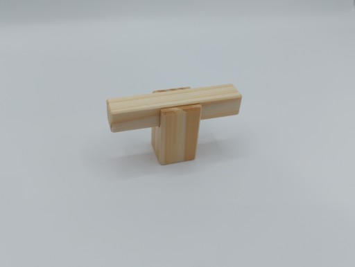 Smreková nábytková úchytka Dĺžka zábradlia 60 mm KNOB