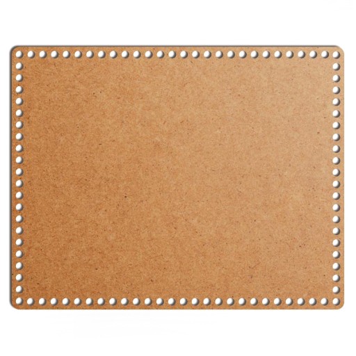šedý základný košík dno 34x43cm HDF obdĺžnik