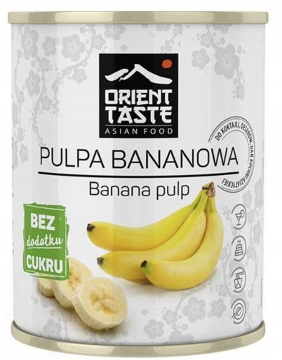 Banánová dužina Orient Taste - Prírodná energia bez pridaného cukru
