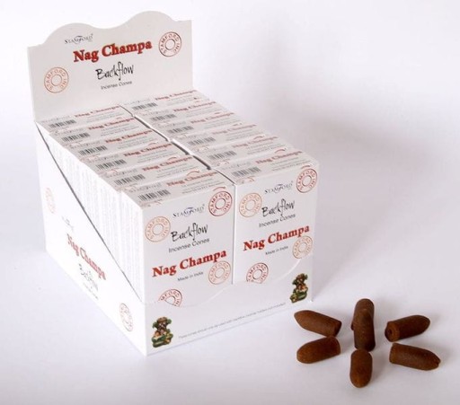 NAG CHAMPA vonné tyčinky s reverzným prúdením 12 ks.