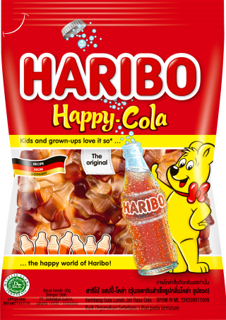 Haribo Happy Cola želé 175g DE