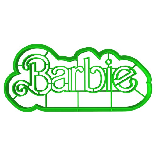 Vykrajovačka na perníčky Logo Nápis Film Bábika Barbie 12cm
