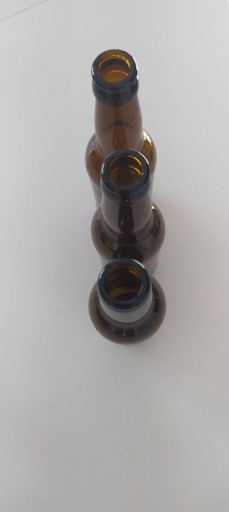Dlhé pivové fľaše - 330 ml, 10 kusov
