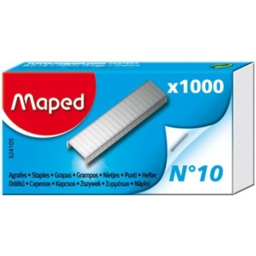 MAPOVANÉ ZOŠÍVAČKY ČÍSLO 10 1000 KS