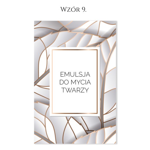 BIELY kozmetické nálepky šampón kondicionér 500ml
