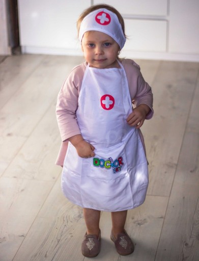 Oblečenie NURSE Woopie Costume Zástera Cap