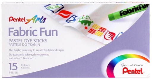 Pentel Fabric Fun Fabric Pastels 15 farieb