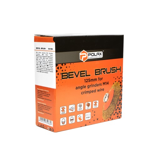 Drôtená kotúčová kefa pre uhlové brúsky 125mm, vlnitý drôt M14