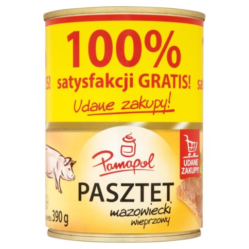 Pamapol bravčová paštéta z bravčového mäsa 390 g