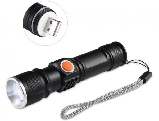 MINI LED BATERKA USB ZOOM KĽÚČENKA NABÍJATEĽNÁ