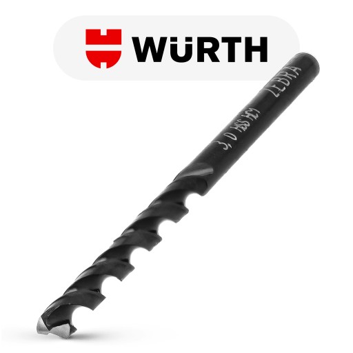 HSS ZEBRA KOV Vŕtačka DIN 338 3 mm WURTH do ocele Liatina ŠPIRÁLA
