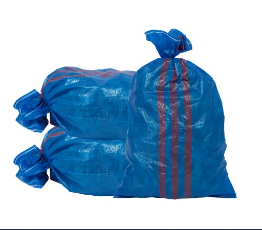 TAŠKA tkaná 50x80cm NA SUŤ ZRNÁ sypké predmety SILNÉ 25 ks