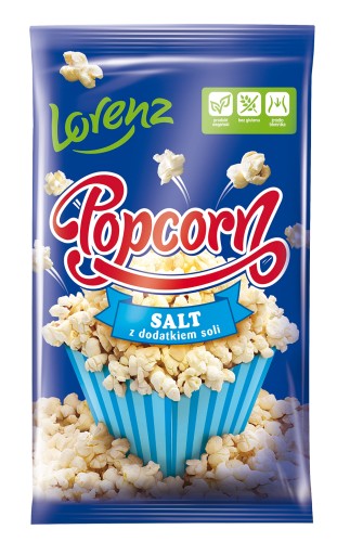Lorenz Popcorn solený 90g - vhodný do mikrovlnnej rúry