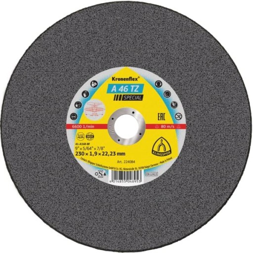 Oceľový rezací kotúč 180x1,6 KLINGSPOR A46TZ