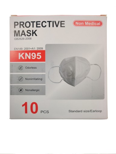OCHRANNÁ MASKA FFP2 KN95 MASK VALVE certifikát