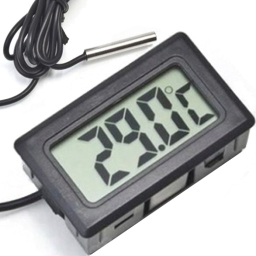 DIGITÁLNY ELEKTRONICKÝ LCD TEPLOMER SO SONDOU