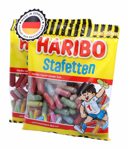 HARIBO Stafetten sladké drievko ovocné želé 160g DE