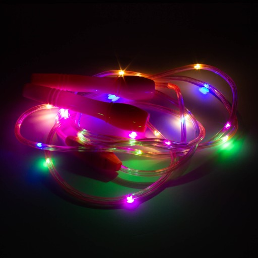Svietiace švihadlo - osvetlené LED diódami, 2,8 m