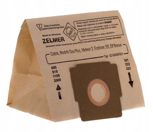Zelmer Elf 321, 322, Elf Bonus, Flip tašky, IZ-321.0081