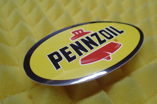 NÁLEPKA NA PENNZOIL 8,8 x 5,1 cm