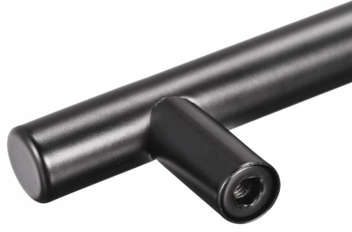 NÁBYTKOVÁ ÚCHYTKA zábradlie 128mm Matt Black nábytková úchytka