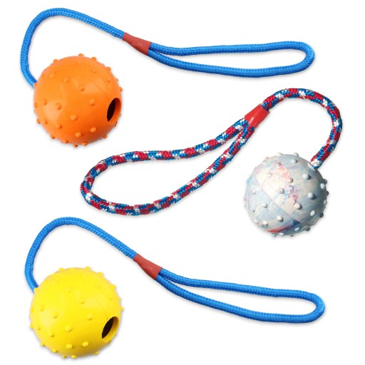 LOPTIČKA pre PSA 7 cm TOY TUGGER String Hryzadlo SILNÁ ÚSTUPOVÁ RÚČKA