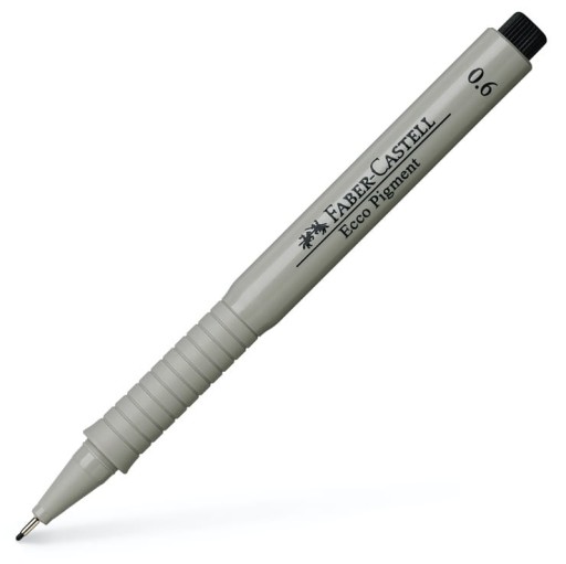 FABER CASTELL Eco Pigment jemná linka 0,6 mm čierna