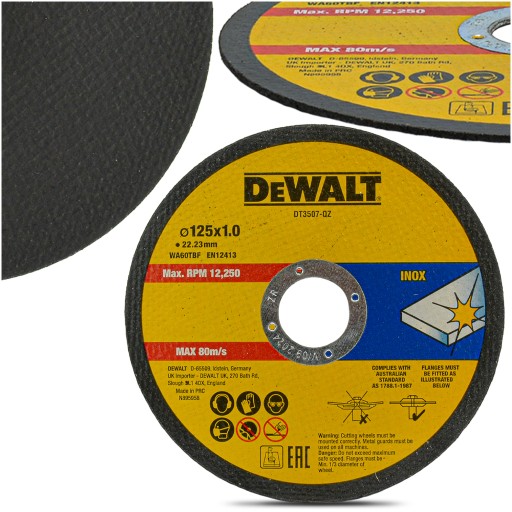 Rezací kotúč Rezací nerezový kovový oceľový plech 125 mm