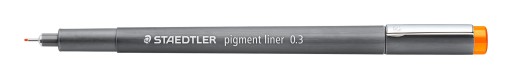 Pero Pigment Liner 0,3 mm S308 oranžové č
