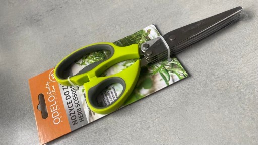 Nožnice na bylinky 19cm 5 čepelí/OD1498