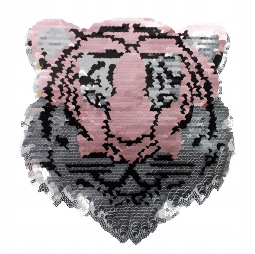 Náplasť Tiger Sequin Reverzibilná flitra Tiger