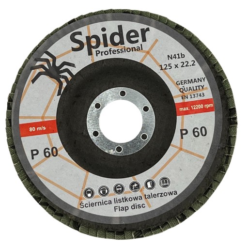 KOTOUČOVÁ KLAPKA BRÚSNE KLAPKA KLAPKA PIDER 125mm GR60 GERMA 1ks