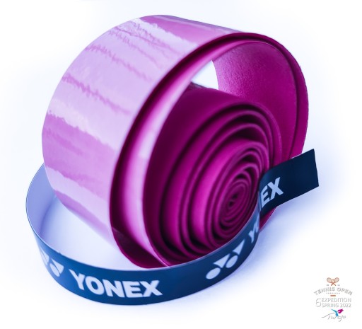 Yonex Overgrip lepkavá tenisová omotávka - malinová farba