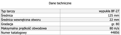 Lamelový kotúč 125 mm so zirkónovým povlakom P80 PROLINE (44856)
