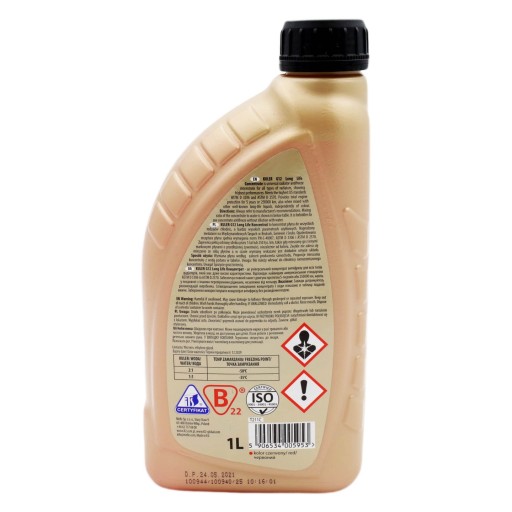 Radiátorový koncentrát K2 Kuler G12 červený 1L