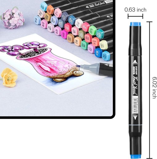 Farebné fixky, zvýrazňovače, obojstranné fixky 80