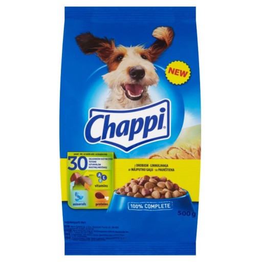 Chappi s hydinou Kompletné krmivo 500 g