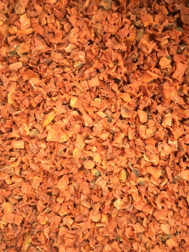 Sušená mrkva, sušená mrkva pre kone, 1 kg vločiek