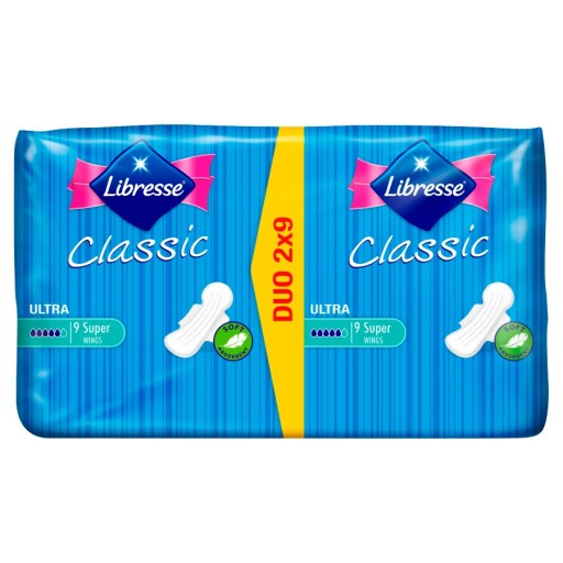 Libresse Clasisic DUO hygienické vložky 18 ks